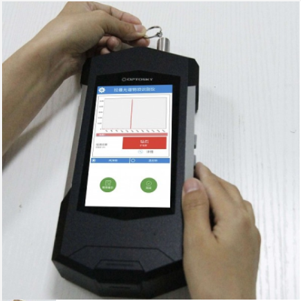How to use 1064nm Handheld Raman  Spectrometer rapid test narcotics  ?